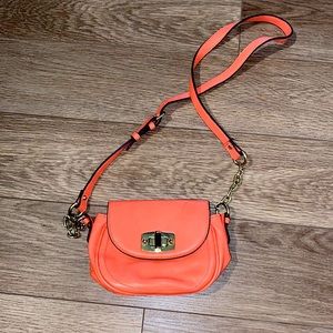 Coral crossbody purse!